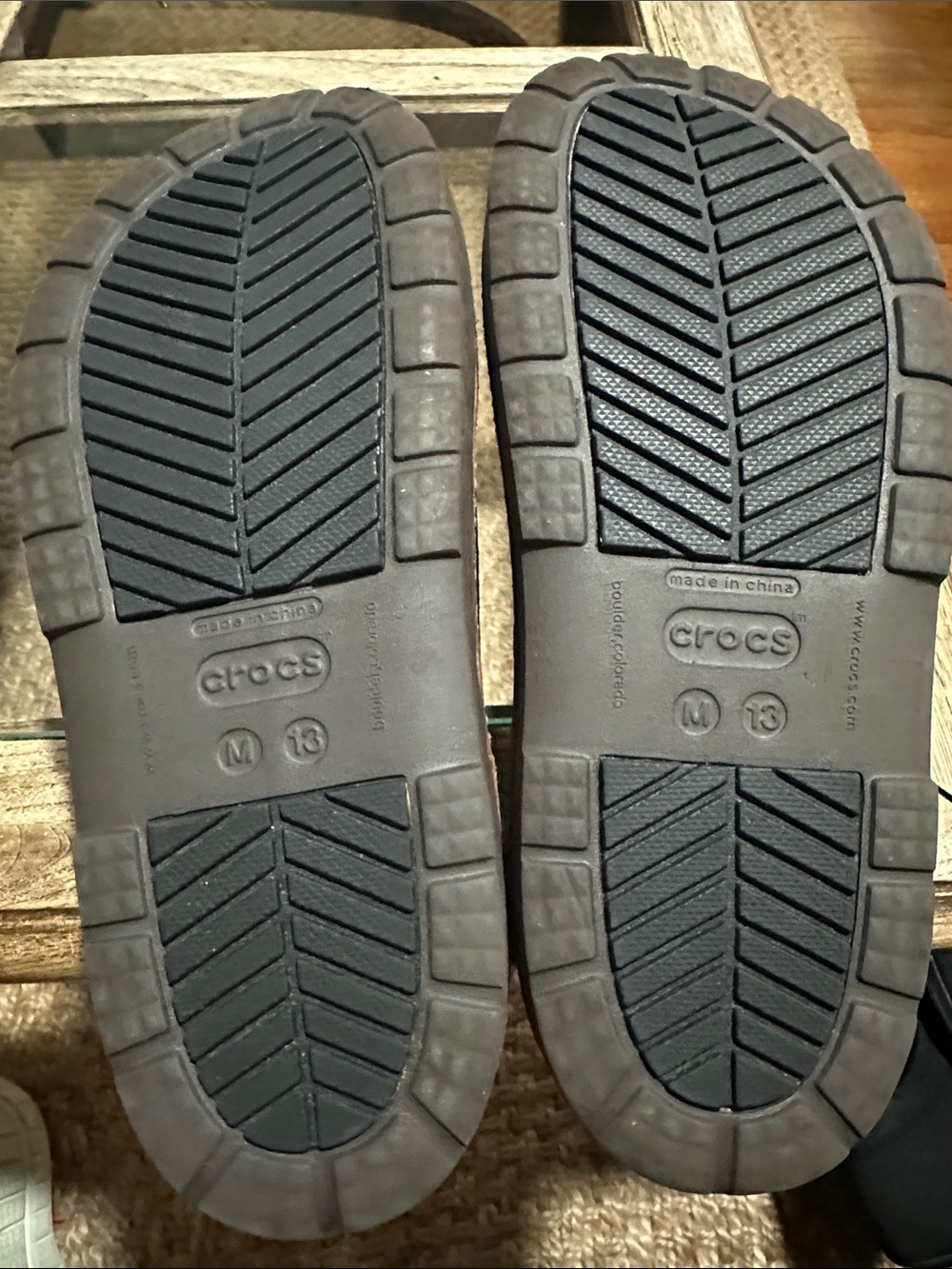 CROCS Men's Classic Clog Mule in Dark Brown - Picture 5 of 5